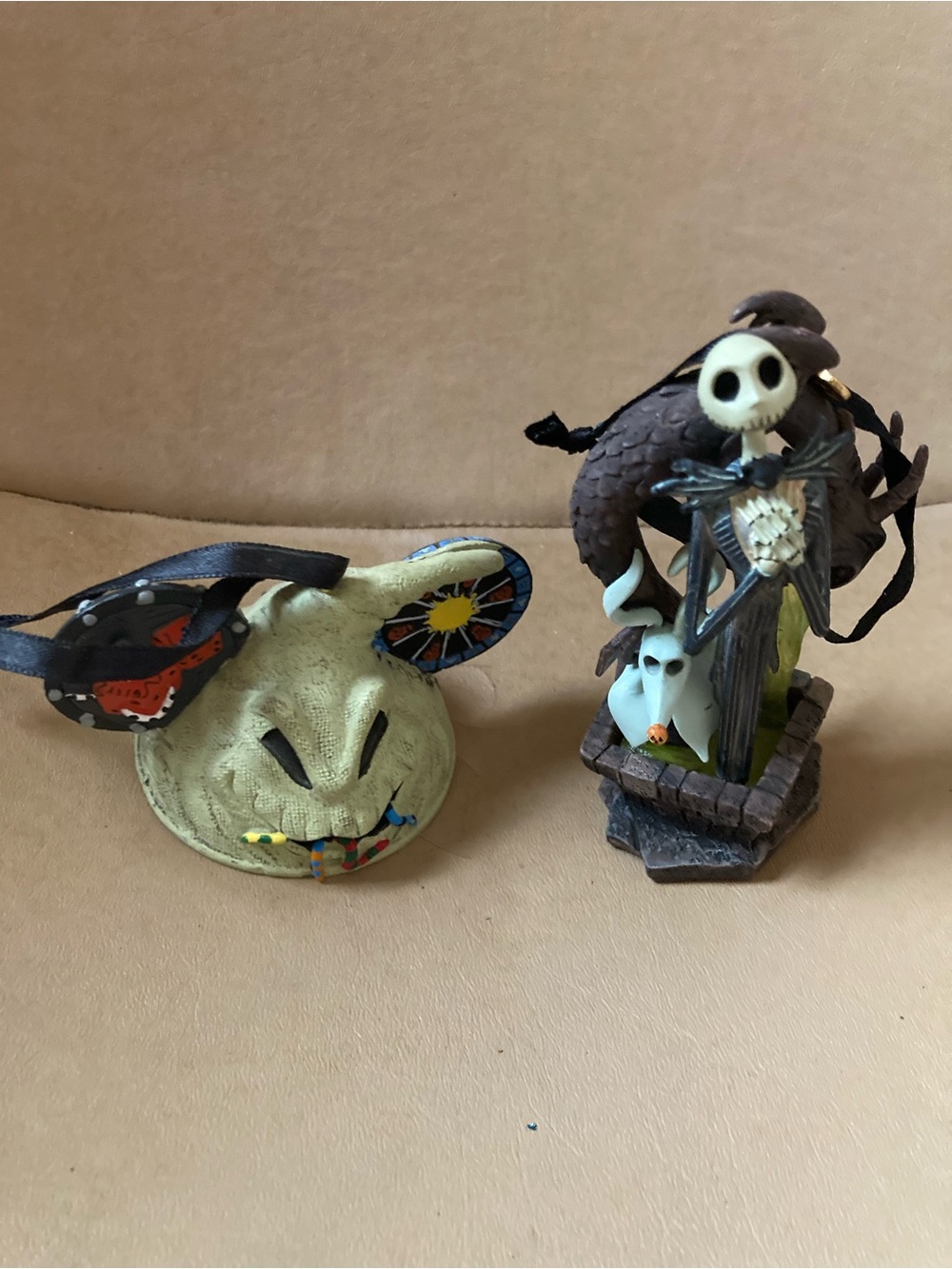 Disney Jack Skellington with Zero and Oogie Boogie Ear Ornament